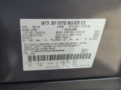2018 Ford Explorer XLT