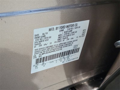 2019 Lincoln Nautilus Standard